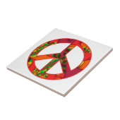 Vredesgebarentekleur voor helder en 2 keramisch te tegeltje (Zijkant)