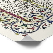 Vredesgebed van St. Francis van Assisi Poster (Hoek)