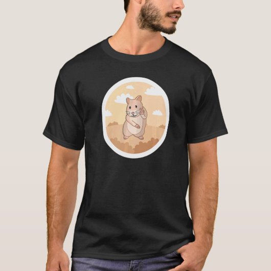 Vredeshamster Hamsters Animal Pet Graphic T-shirt (Voorkant)