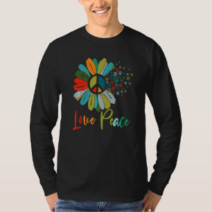 Vredeshand Tie Dye Vinger Vrijheid Hippie Bloem Ch T-shirt