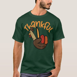 Vredeshandteken bedankt de Turkse Thanksgiving T-shirt