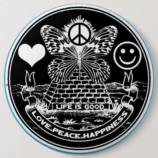 VREDESHAPPINESS Button VERLIEZEN (Voorkant)