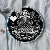 VREDESHAPPINESS Button VERLIEZEN (In situ)