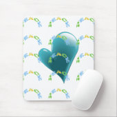 vredeshart muismat (Met muis)