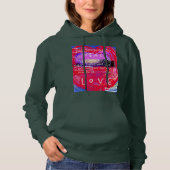Vredesinstrument - Abstracte digitale kunst. Hoodie (Voorkant)