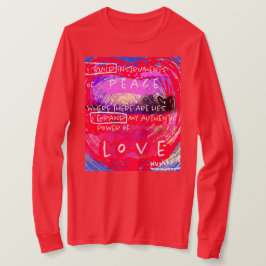Vredesinstrument - Abstracte digitale kunst. T-shirt
