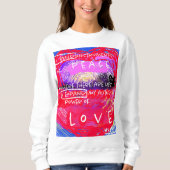 Vredesinstrument - Abstracte digitale kunst. Trui (Voorkant)