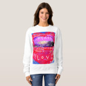 Vredesinstrument - Abstracte digitale kunst. Trui (Voorkant volledig)