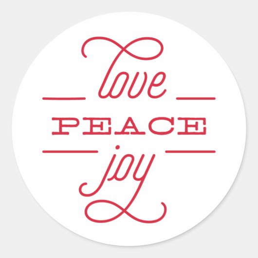 VREDESJOU AAN U Vakantiegang Sticker (Voorkant)