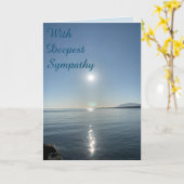 vredeskaart voor oceaansympathie kaart (Gele Bloem)