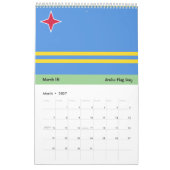 Vredeskalender Aruba opnieuw Kalender (Mar 2027)