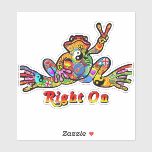 Vredeskikker op sticker (Vel)