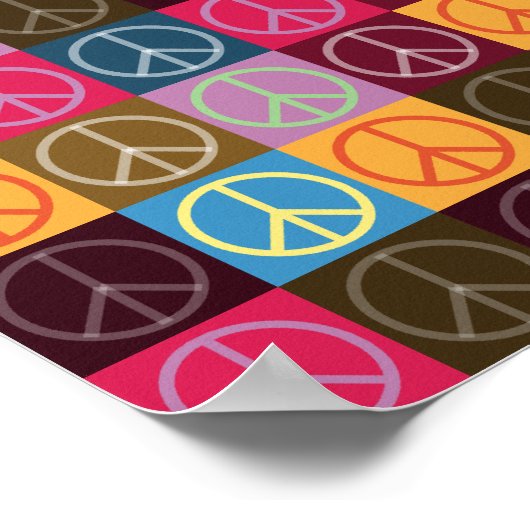 Vredeskleuren Poster (Hoek)