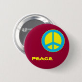 vredesknop ronde button 5,7 cm (Voorkant /achterkant)