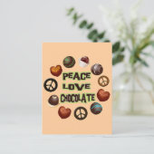 VREDESKOCOLAAT BRIEFKAART (Staand voorkant)