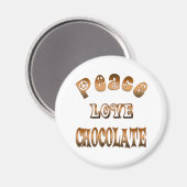 VREDESKOCOLAAT MAGNEET (Voorkant / Achterkant)