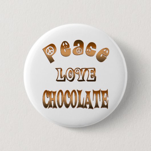 VREDESKOCOLAAT RONDE BUTTON 5,7 CM (Voorkant)