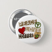 VREDESKOFFIE 2 RONDE BUTTON 5,7 CM (Voorkant /achterkant)