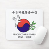 Vredeskorps Korea Muismat (horizontaal) (Met muis)