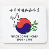 Vredeskorps Korea Muismat (horizontaal) (Voorkant)