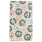 Vredeskransen en vreugde voor het wereldpatroon klein cadeauzakje (Voorkant)