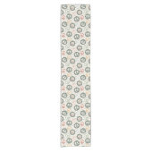 Vredeskransen en vreugde voor het wereldpatroon korte tafelloper (Voorkant)