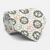 Vredeskransen en vreugde voor het wereldpatroon stropdas (Opgerold)