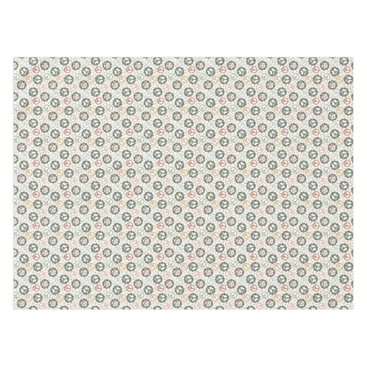 Vredeskransen en vreugde voor het wereldpatroon tafelkleed (Voorkant (Horizontaal))