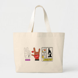 VREDESLABORATOORY GROTE TOTE BAG