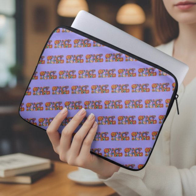 Vredeslaptophoes Laptop Sleeve (Creator heeft geüpload)