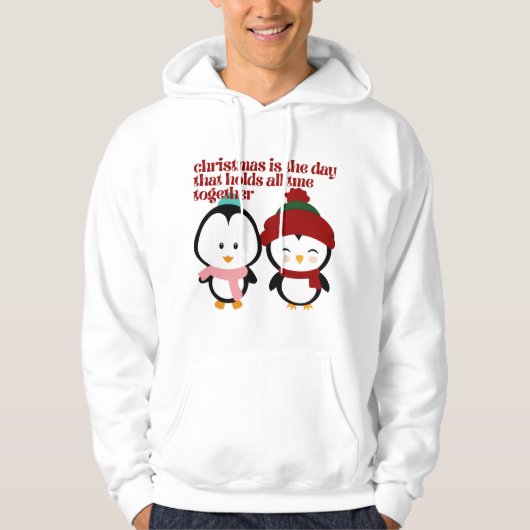 VREDESLAUGHTER FAMILIE CELEBRATION CHRISTMAS HOODIE (Voorkant)