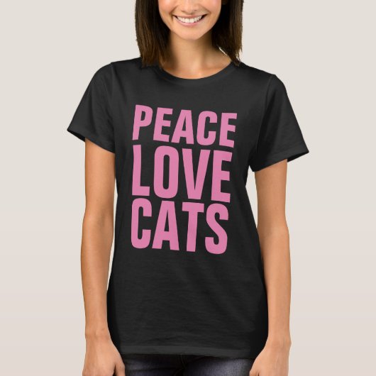 VREDESLAVE CATS CAT T-shirts (Voorkant)