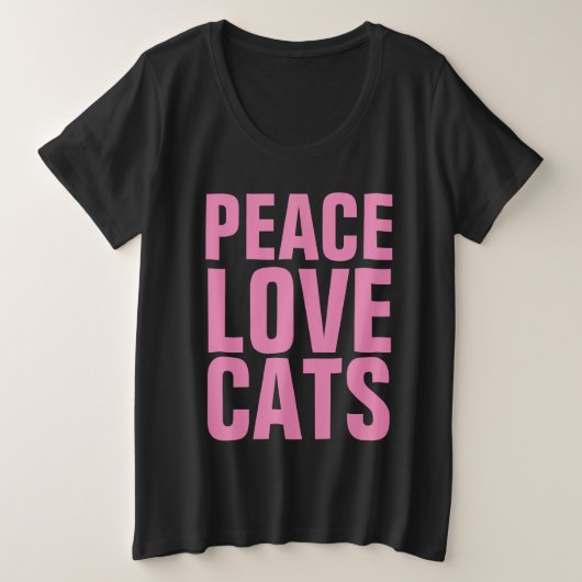 VREDESLAVE CATS CAT T-shirts (Design voorkant)