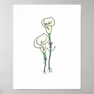 vredeslelies, leuk bloemthema poster