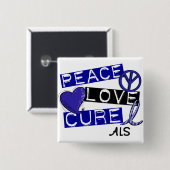 VREDESLICHTING ALS VIERKANTE BUTTON 5,1 CM (Voorkant /achterkant)