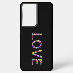 Vredesliefde Eenheidsverklaring   Levendige Typogr Samsung Galaxy Hoesje