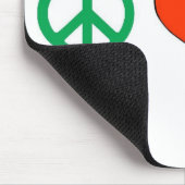 Vredesliefde en economie muismat (Hoek)