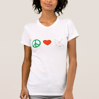 Vredesliefde en economie t-shirt