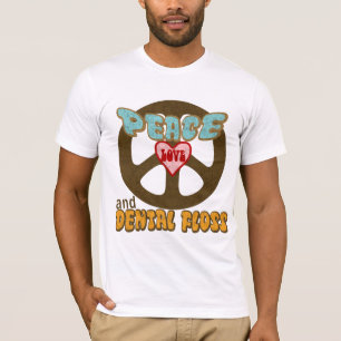 Vredesliefde en gebitsverlies t-shirt