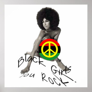 Vredesliefde en geluk poster