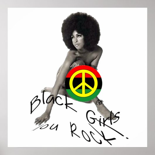 Vredesliefde en geluk poster (Voorkant)