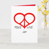 Vredesliefde en het spijt me kaart (Gele Bloem)