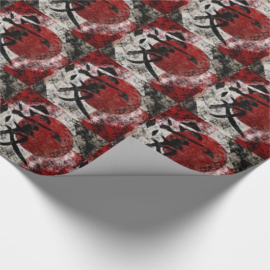 Vredesliefde en hoop #1 cadeaupapier (Hoek)