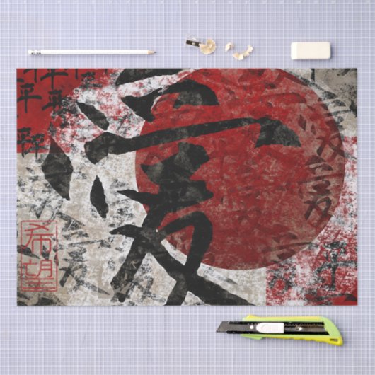 Vredesliefde en hoop #1 tissuepapier (Craft)