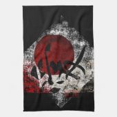 Vredesliefde en hoop #3 theedoek (Verticaal)