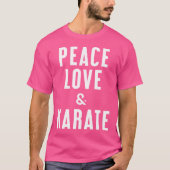 Vredesliefde en Karate T-shirt (Voorkant)