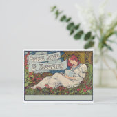 Vredesliefde en lezen briefkaart (Staand voorkant)