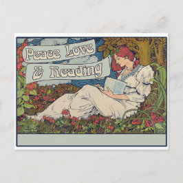 Vredesliefde en lezen briefkaart