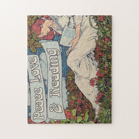 Vredesliefde en lezen legpuzzel (Verticaal)