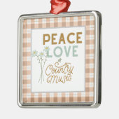 Vredesliefde en nationale muziek metalen ornament (Links)